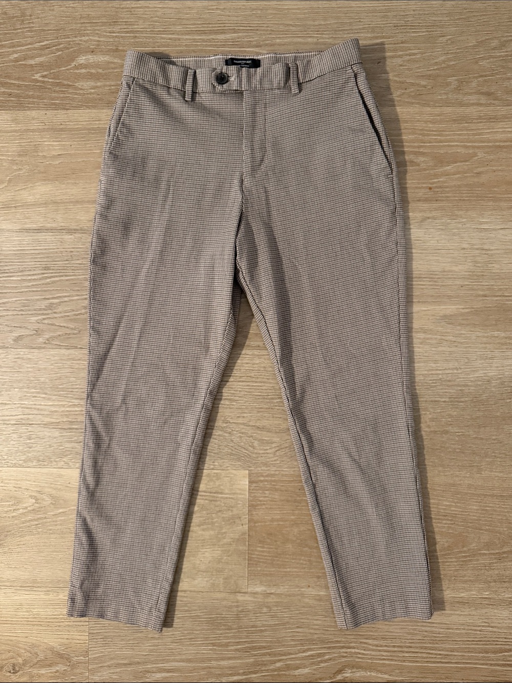 Banana Republic Men's Slim Tapered Plaid Pants 30x30